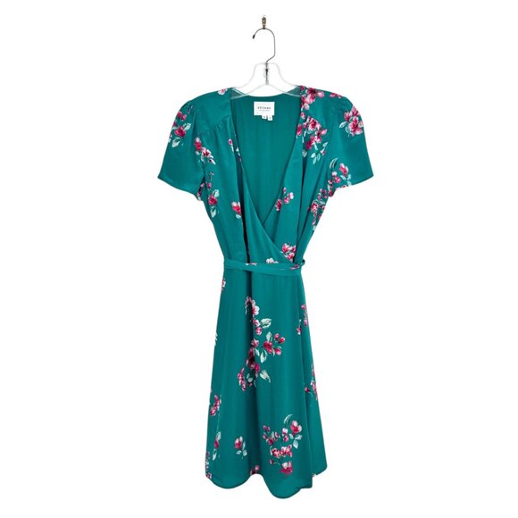 Sézane Anastasia Silk Wrap Dress Size 36 - Picture 3 of 9